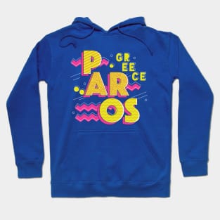 Retro 90s Paros, Greece Hoodie